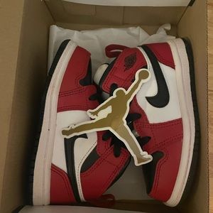7c red, white and black Nikes - worn twice